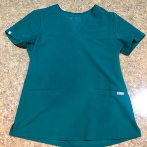 Figs Hunter Green Scrub Set